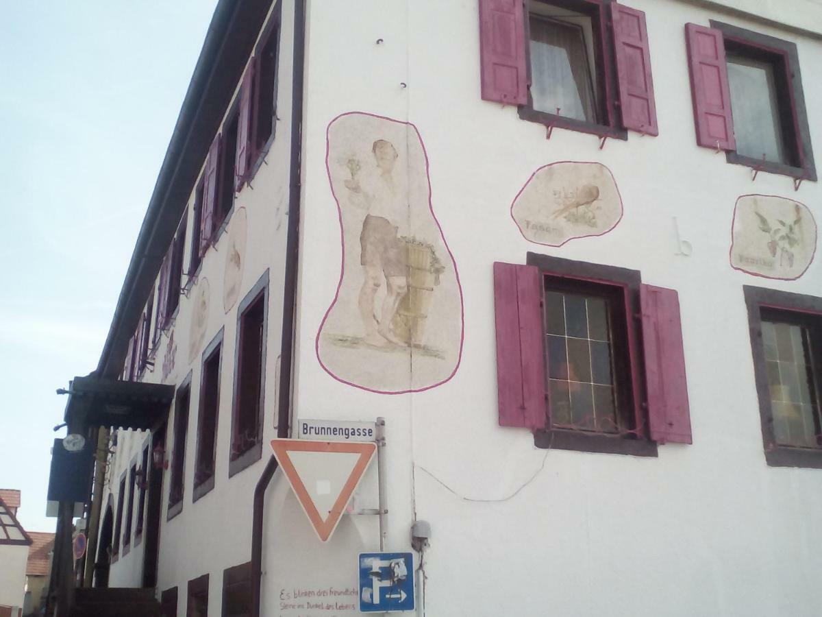 Gasthaus Zur Rose Malsch  Exteriör bild